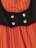 4 button Flare Short Sleeve Top