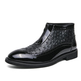 Leather Oxfords Boots