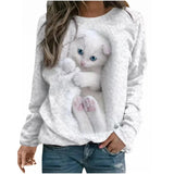 3D Cute Cat Sweatshirt