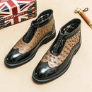 Leather Oxfords Boots