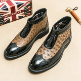 Leather Oxfords Boots