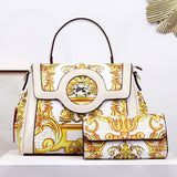 Luxury Leather  Money Handbag