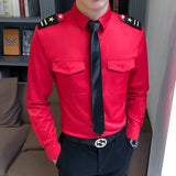 Slim Fit Tie Dress Shirt