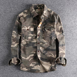 Camouflage  Military Style Dress Shirt
