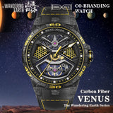 Carbon Fiber  Sapphire luminous Watch