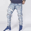 Slim Fit Multi Straps Jeans