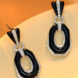 Black Onyx Earring