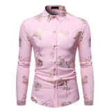 Gold Rose Dress Shirt
