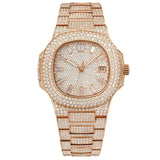 Moissanite Gold Watch