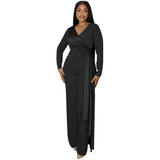 Satin  Wide Leg Romper