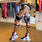 Leopard Push Up Running Leggings