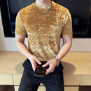 Velvet Shirt Top