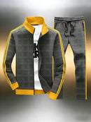 Plaid Stripe Tracksuit