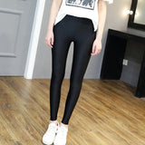 Casual Shiny Glossy Leggings
