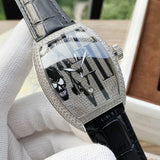 Chronograph Tonneau Diamonds Luxury Watch