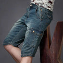 Cargo Jean Shorts