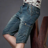 Cargo Jean Shorts