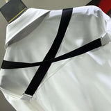 Double Buckle Pocket Dress Shirt