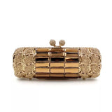 Gold Crystal Wedding Clutch