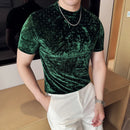 Velvet Shirt Top