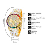 Luxury Square Diamond Wrist Watch