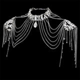 Crystal Wedding Shoulder Chain Necklace