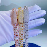 Moissanite Cuban Chain Bracelet