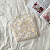 Casual Mesh Daisy Flower Top