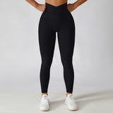 Crossover Pocket  Fitness Leggings