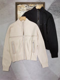 Pure Cashmere Zipper Pocket Cardigan