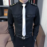 Slim Fit Tie Dress Shirt