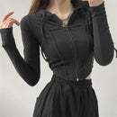 Zipper Slim Fit Sweater Hoodie