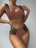 Push Up Split Bottom Bikini