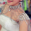 Crystal Wedding Shoulder Chain Necklace