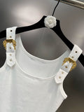 Buckle Strap Tank Top