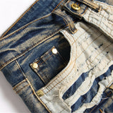 Ripped Cargo Pockets Jeans