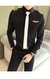 Slim Fit Tie Dress Shirt