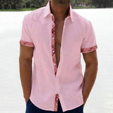 Hawaiian Short Sleeve Dress Shirt
