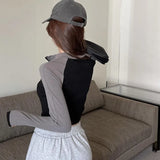 Collar Cropped Zipper Sweatshirt