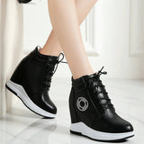 Pumps Genuine Leather Wedge Sneakers