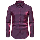 Shiny Rayon Dress Shirt