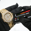 Moissanite Gold Watch