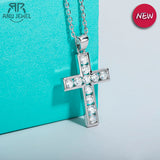 Moissanite Diamond Cross Necklace