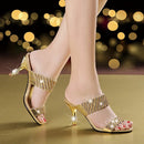 Rhinestone Fine High Heels