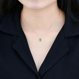 Emerald Diamond Necklace