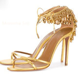 Glittering Crystal High Heels