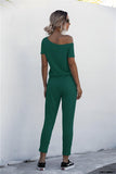 Relaxed Casual Drawstring Romper