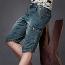 Cargo Jean Shorts
