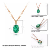 Emerald Diamond Necklace