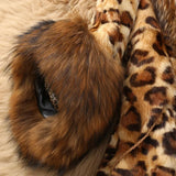 Leopard Parka Winter Jacket